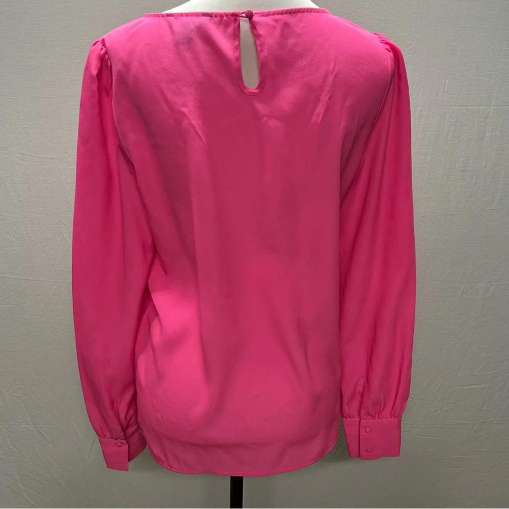 J.Crew long sleeve Pink blouse M